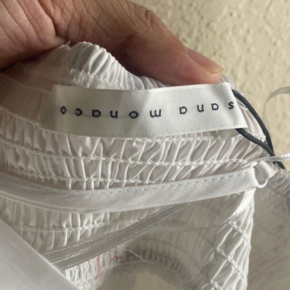 NWT Susana Monaco Poplin String V Maxi Dress Size S - Picture 7 of 9